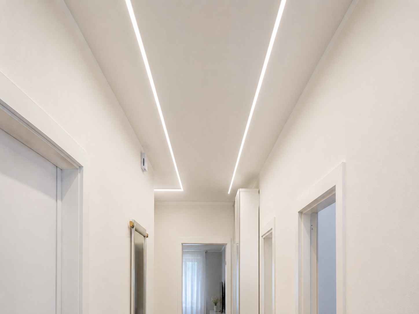 Wohnung Stuttgart-West mit LED-Lichtprofilen